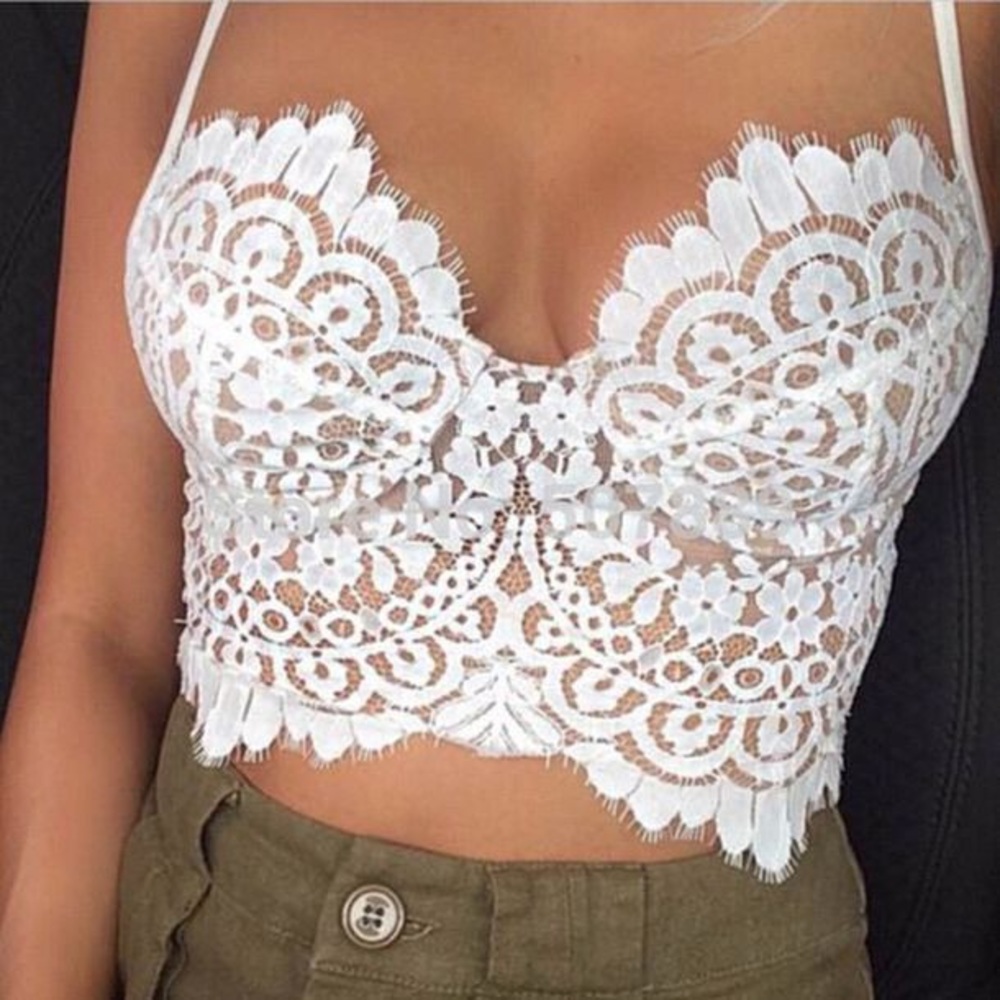 For Love And Lemons Skivvies Lace Bra
